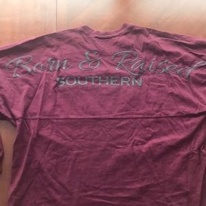 Spirit Tops - Spirit Jersey Burgundy SC Born & Raised Spirit Tops - Spirit Jersey Burgundy SC Born & Raised